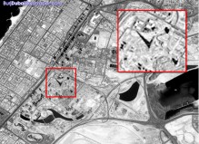 Burj Dubai Satellite photo